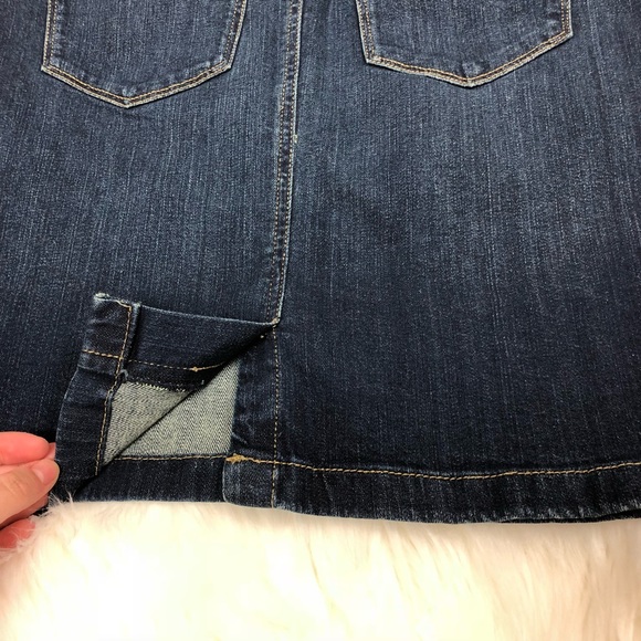 Sonoma | NWT Denim Jean Midi Skirt Dark Wash 2 - Picture 7 of 8